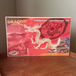 Woodcraft Construction Dragon Wood Puzzle Kit